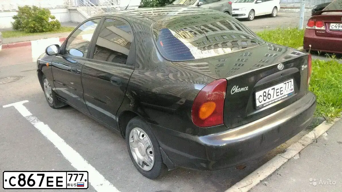 Фото автомобиля ZAZ CHANCE, 2010 — госномер О678КУ799. Цвет: ЧЕРНЫЙ