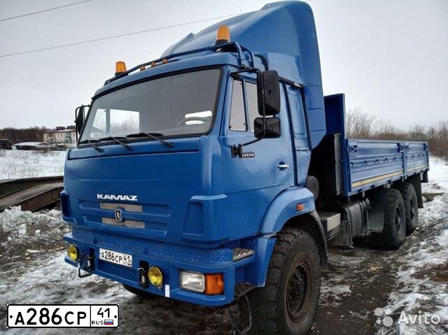 Фото автомобиля KAMAZ 43118 /6X6/, 2010 — госномер А286СР41. Цвет: МЕДЕО