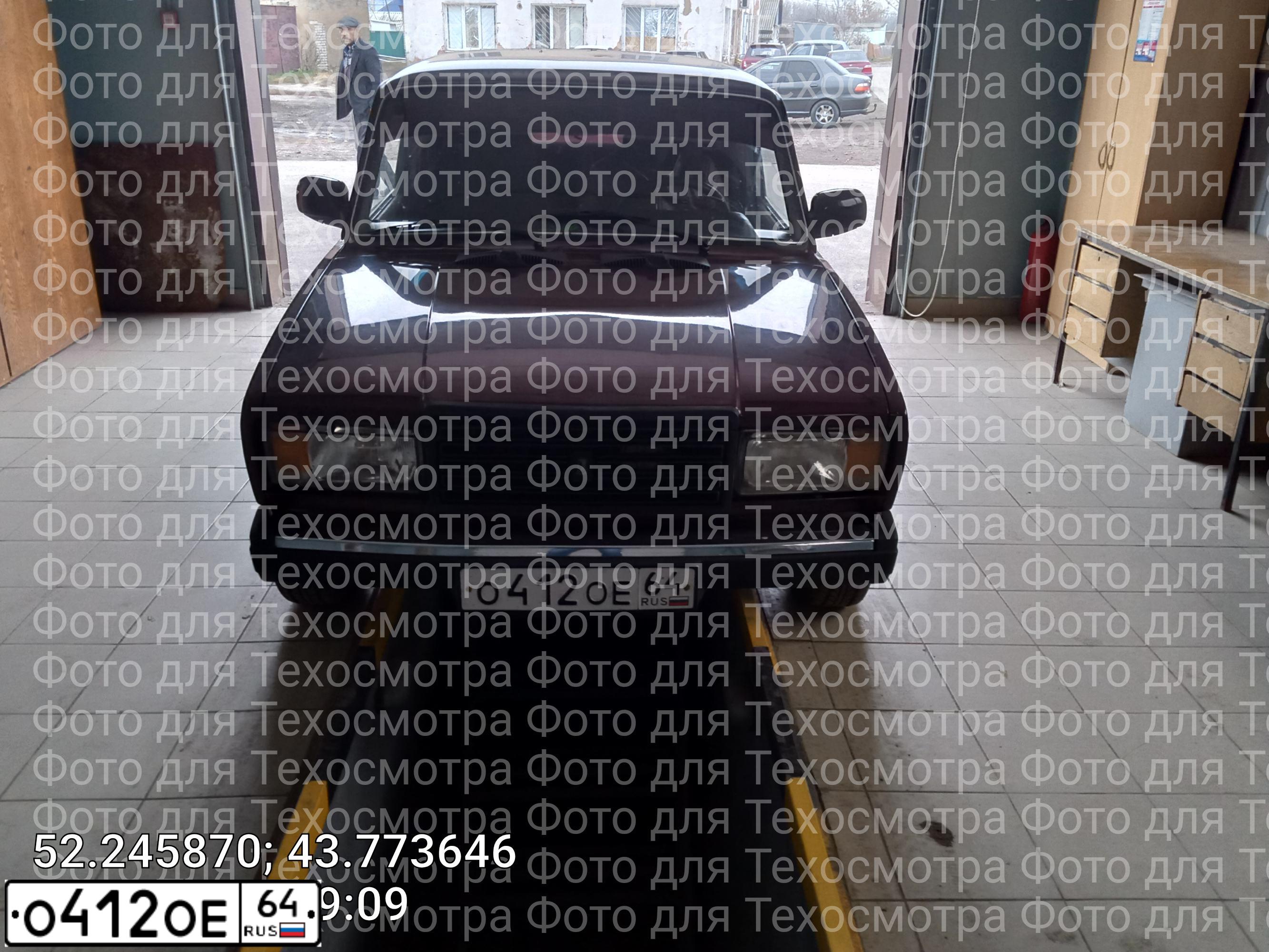 Фото автомобиля LADA 2107, 2008 — госномер М349НА136