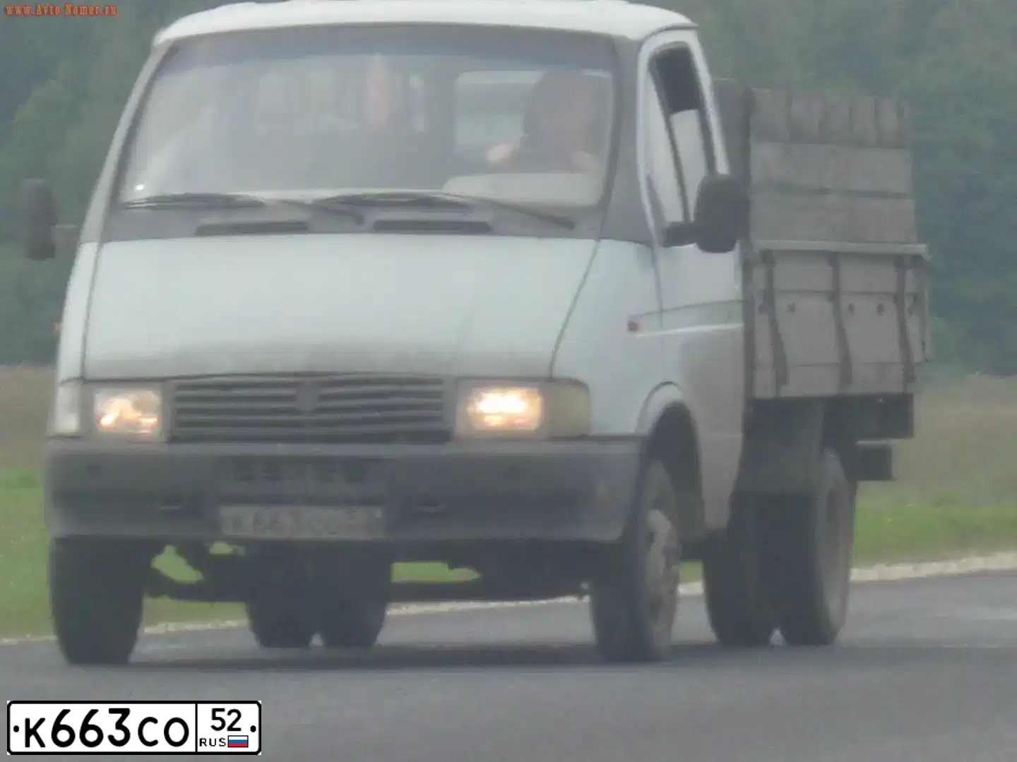 Фото автомобиля ГАЗ 33021, 2000 — госномер К663СО52. Цвет: СВЕТЛО-СЕРЫЙ