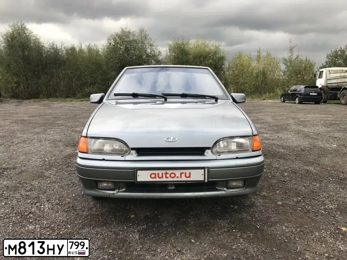 Фото автомобиля LADA 2114 SAMARA, 2008 — госномер М813НУ799. Цвет: СЕРО-ЗЕЛЕНЫЙ МЕТ.