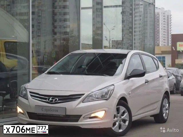 Фото автомобиля HYUNDAI SOLARIS, 2014 — госномер В534УА62. Цвет: КРАСНЫЙ ГРАНАТ
