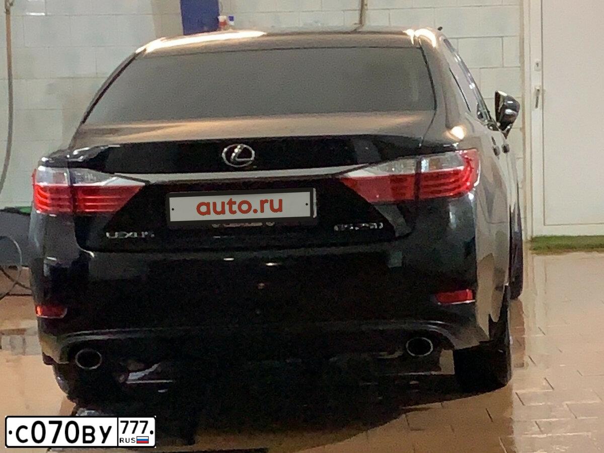 Фото автомобиля LEXUS ES, 2012 — госномер Е616ЕВ95. Цвет: ЧЕРНЫЙ
