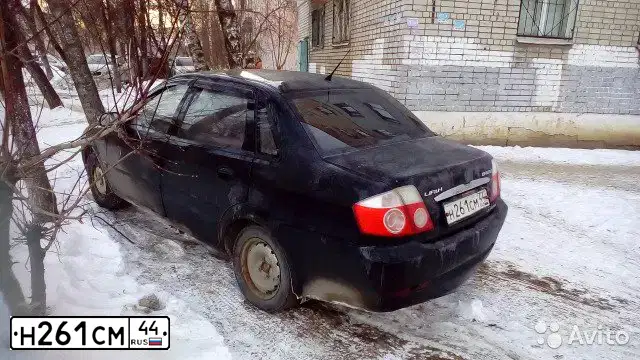 Фото автомобиля LIFAN BREEZ, 2008 — госномер А987УВ37. Цвет: ЧЕРНЫЙ