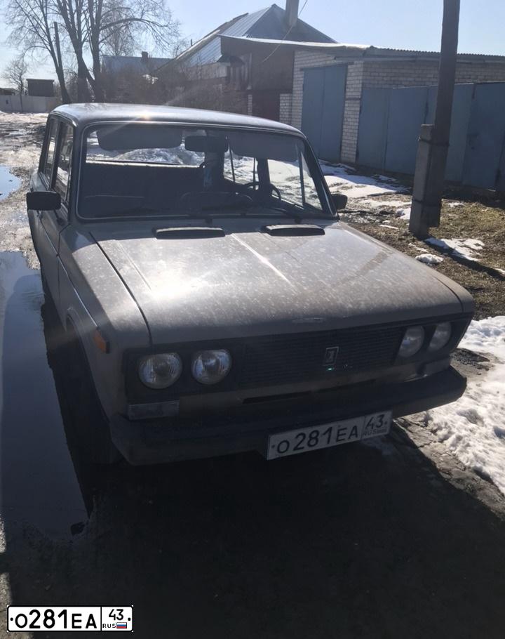 Фото автомобиля LADA 2106, 1986 — госномер О281ЕА43. Цвет: ТЕМНО-БЕЖЕВЫЙ