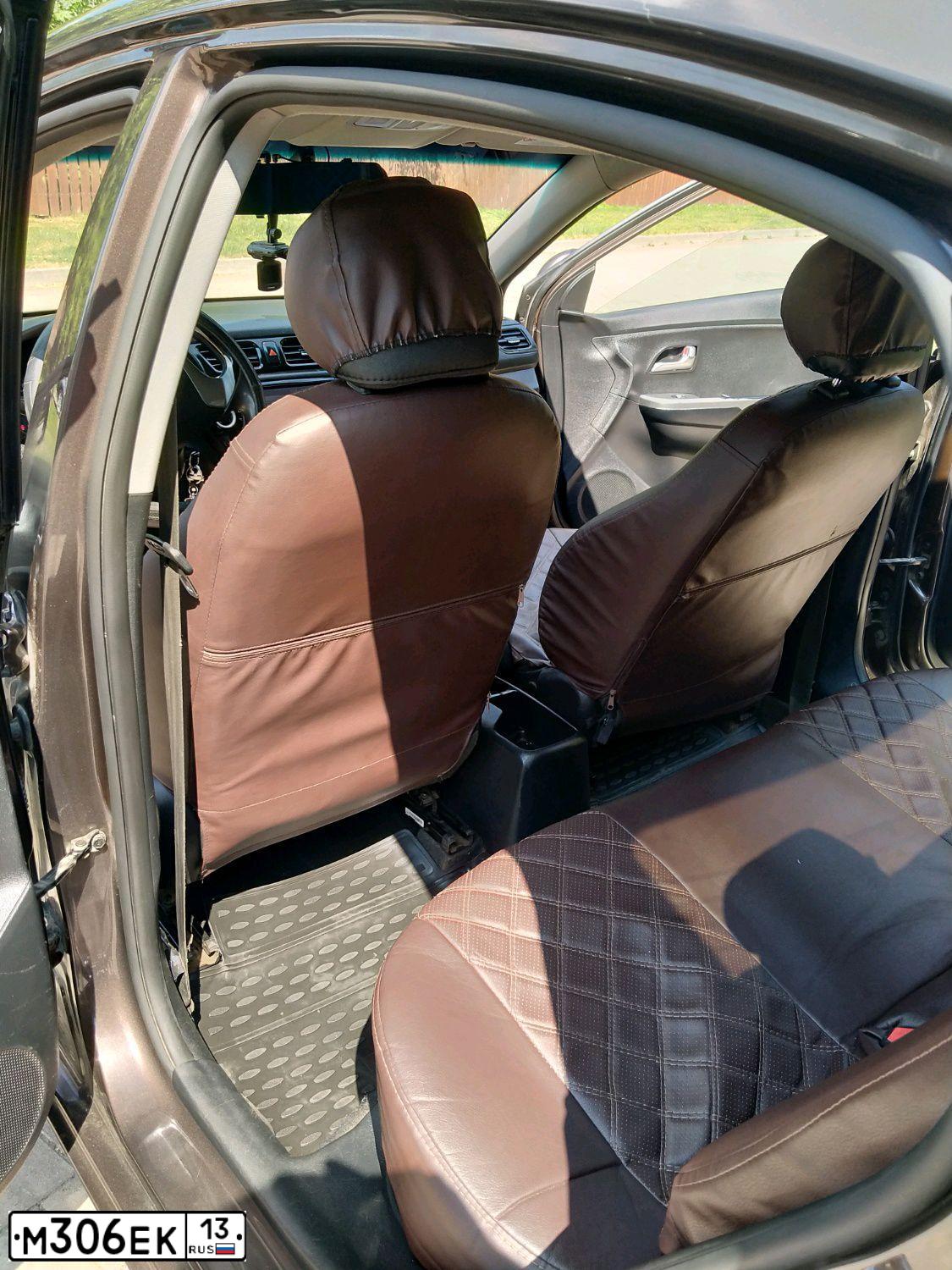 Фото автомобиля KIA RIO, 2016 — госномер М306ЕК13. Цвет: БЕЛЫЙ