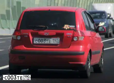 Фото автомобиля KIA RIO, 2014 — госномер Е577ВХ777. Цвет: СЕРЫЙ ТЕМНЫЙ