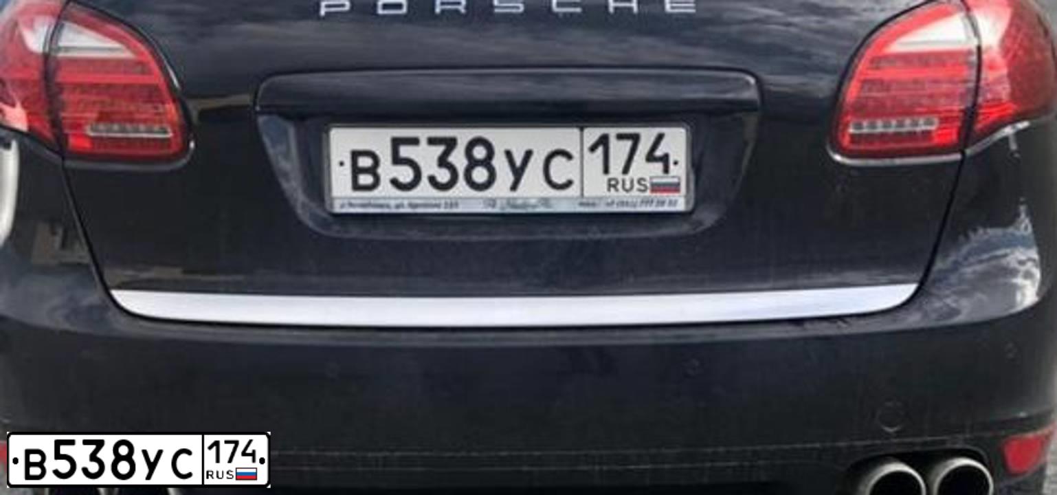 Фото автомобиля PORSCHE CAYENNE, 2010 — госномер С909КК196. Цвет: ЧЕРНЫЙ
