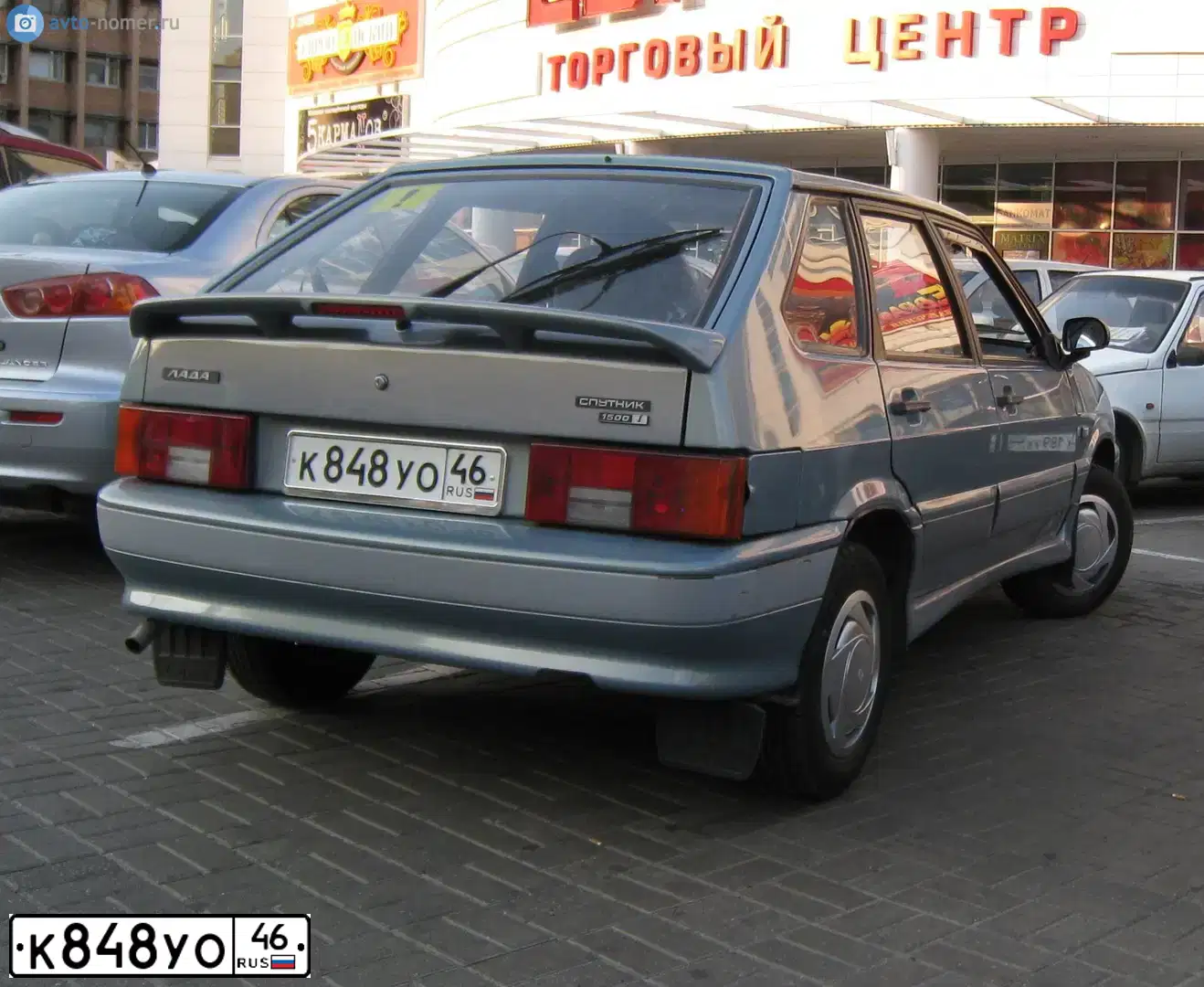 Фото автомобиля ВАЗ 21140, 2002 — госномер К848УО46. Цвет: ЗОЛОТИСТО-СЕРЫЙ