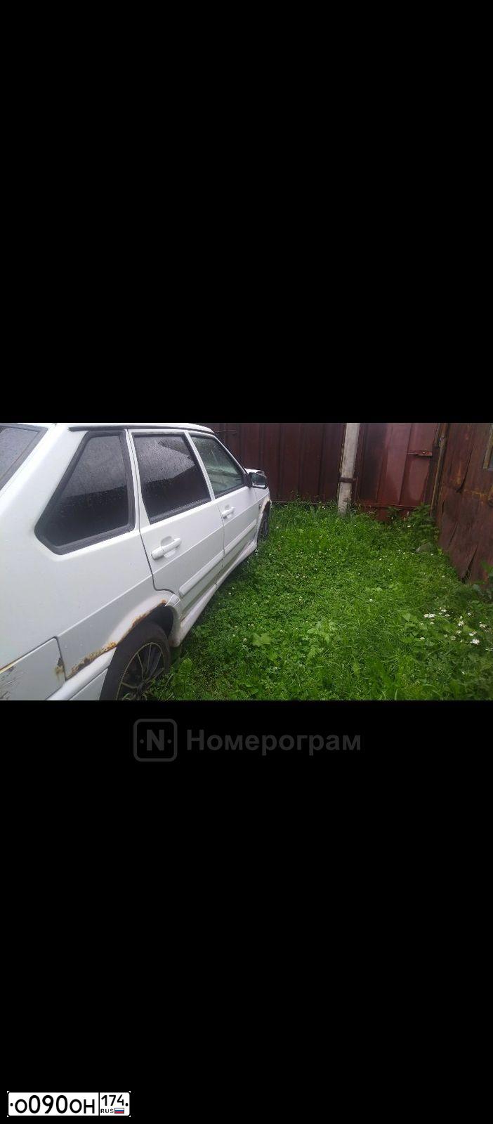 Фото автомобиля LADA 2114 SAMARA, 2011 — госномер О090ОН174. Цвет: Белый