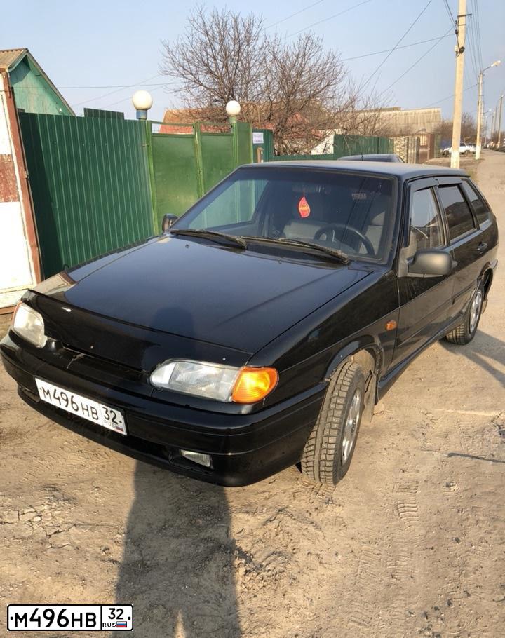 Фото автомобиля LADA 2114, 2010 — госномер Р730ЕВ46. Цвет: Сине-Черный