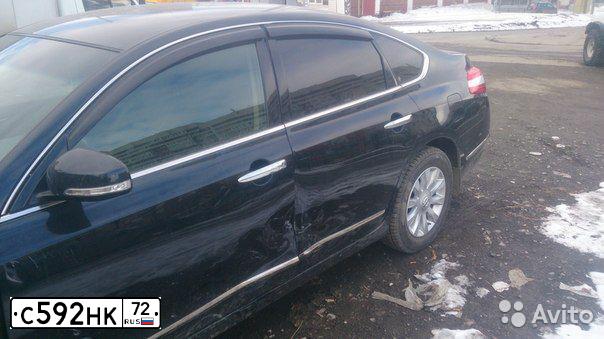 Фото автомобиля NISSAN TEANA, 2011 — госномер К727МН72. Цвет: ЧЕРНЫЙ