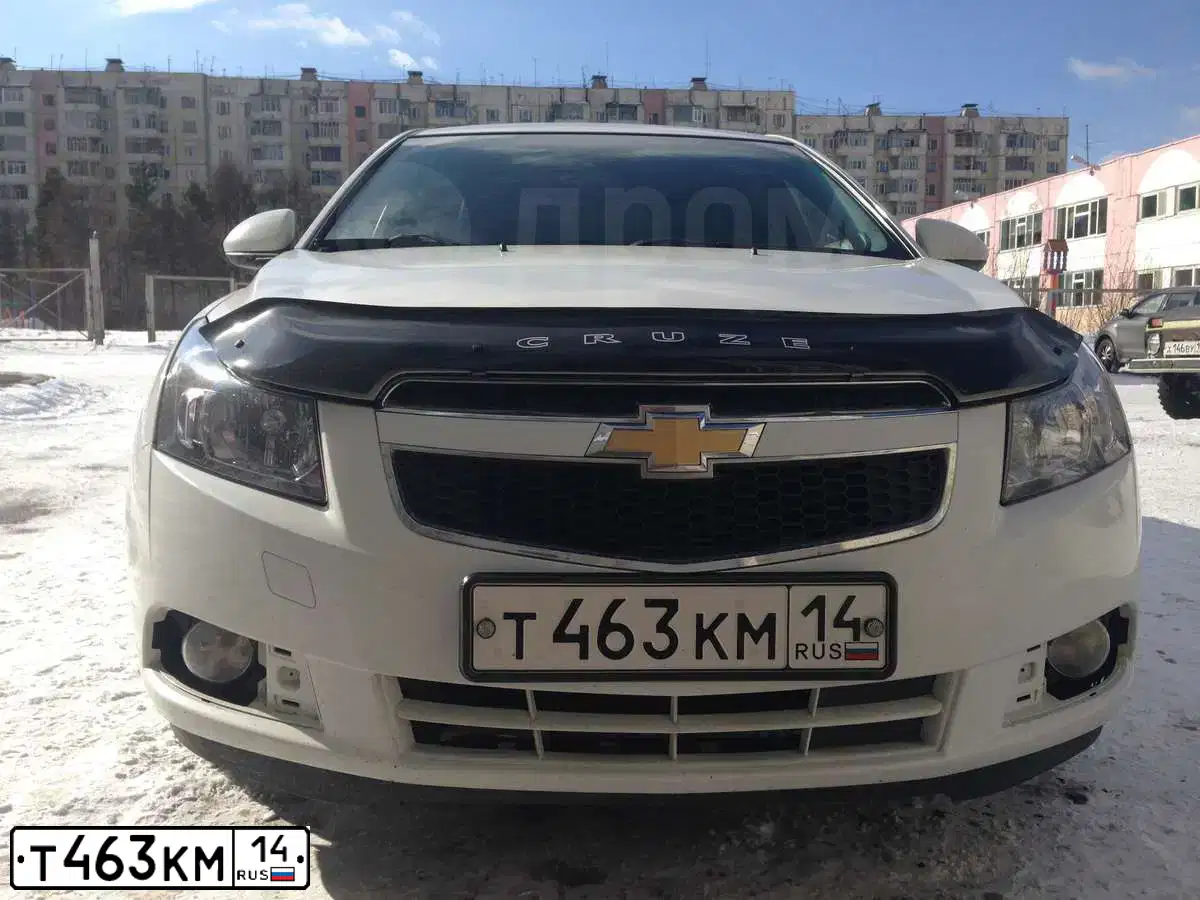 Фото автомобиля CHEVROLET CRUZE, 2010 — госномер Т463КМ14. Цвет: БЕЛЫЙ