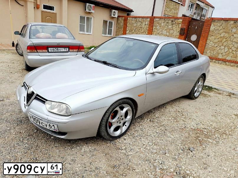 Фото автомобиля ALFAROMEO ALFA 156, 1998 — госномер А755НТ193. Цвет: БЕЛЫЙ (СЕРЕБРИСТЫЙ)