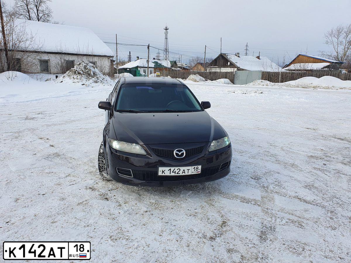 Фото автомобиля MAZDA 6, 2006 — госномер Р770НВ196. Цвет: ФИОЛЕТОВЫЙ