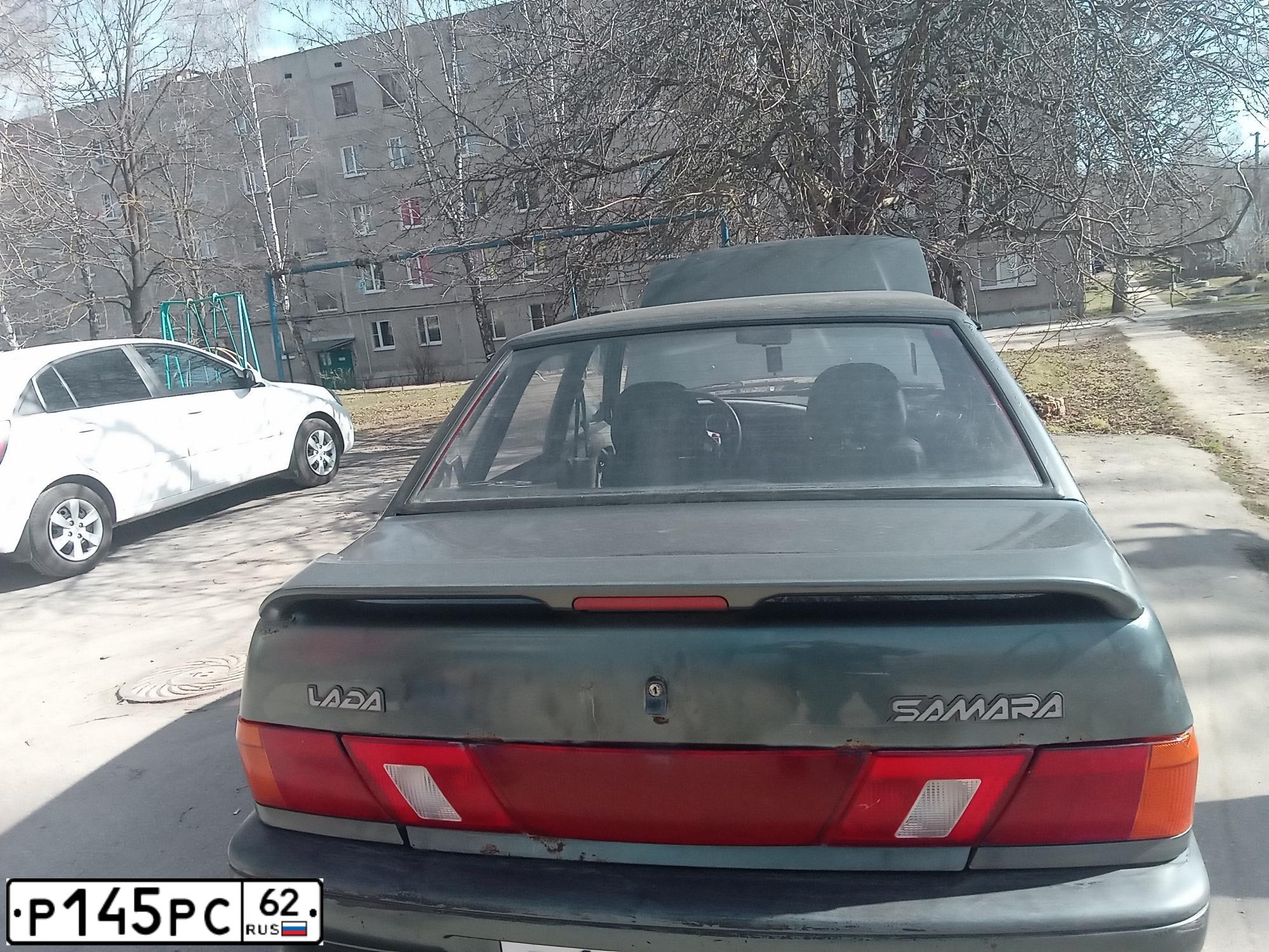 Фото автомобиля LADA 2115 SAMARA, 2009 — госномер Р145РС62. Цвет: СЕРО-СИНЕ-ЗЕЛЕНЫЙ