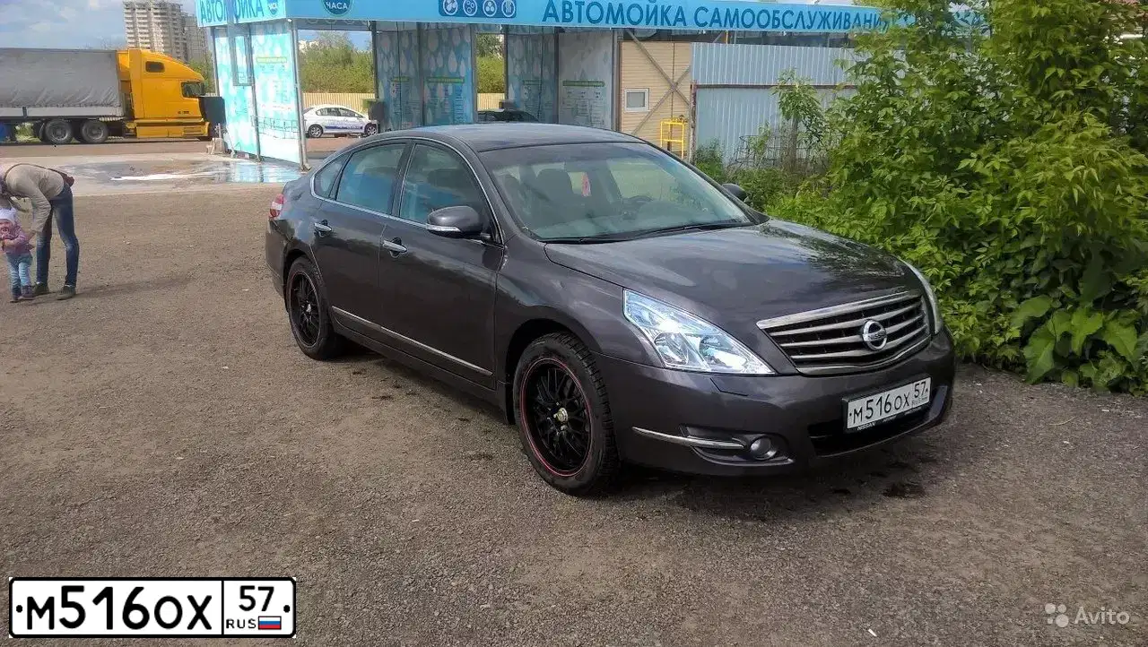 Фото автомобиля NISSAN TEANA, 2010 — госномер Р613МУ68. Цвет: СЕРО-СИРЕНЕВЫЙ