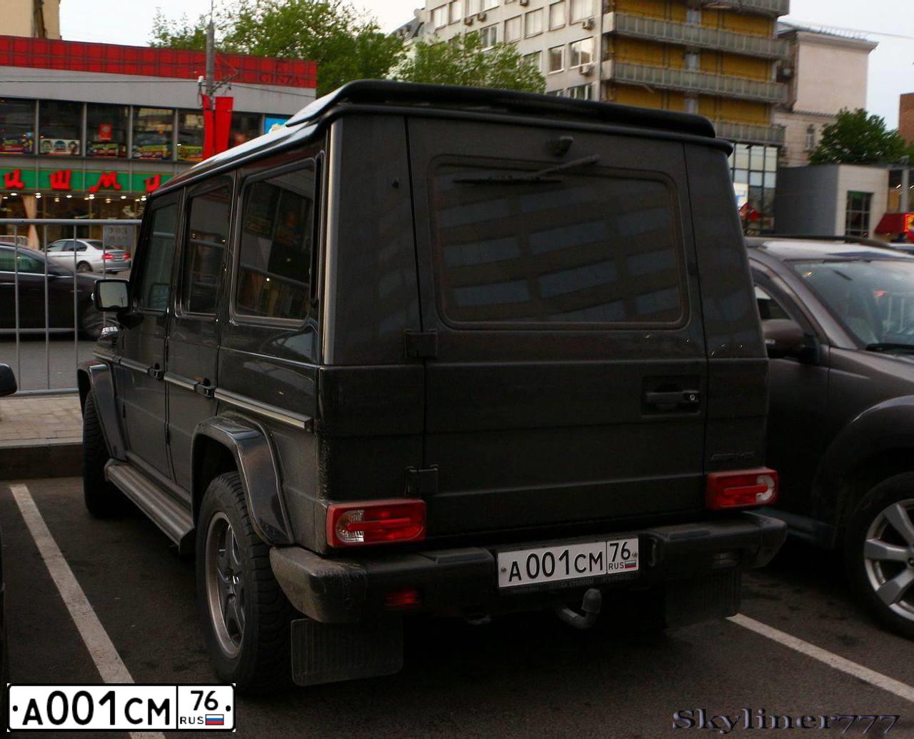 Фото автомобиля MERCEDES G-KLASSE, 2008 — госномер М477СХ150. Цвет: ЧЕРНЫЙ