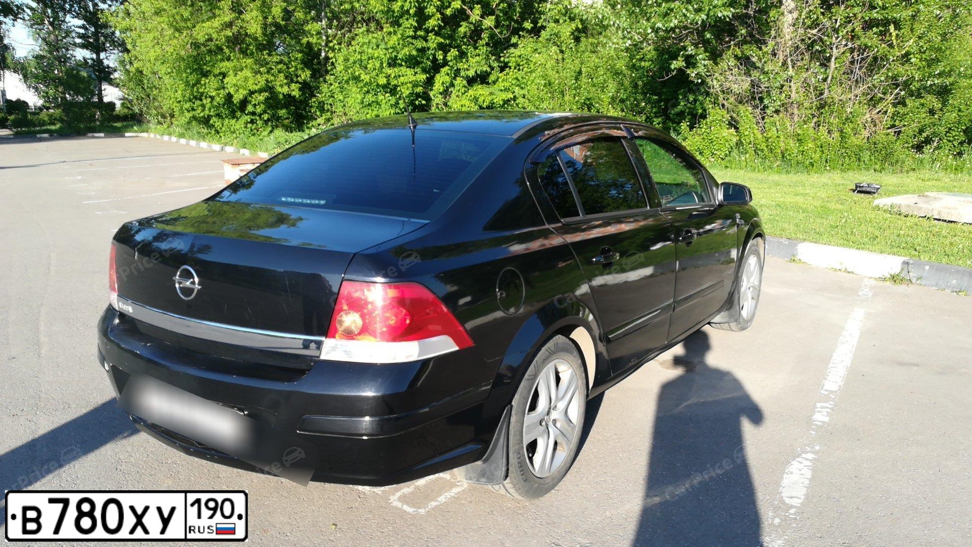 Фото автомобиля OPEL ASTRA, 2008 — госномер С516НК57. Цвет: ЧЕРНЫЙ