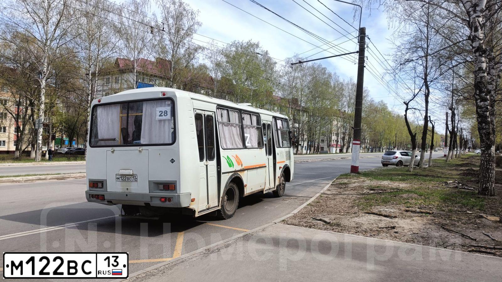 Фото автомобиля ПАЗ 3205, 2014 — госномер М282ТВ13