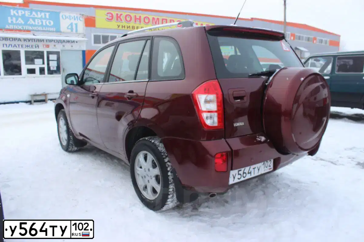 Фото автомобиля TAGAZ TINGO, 2012 — госномер А944КХ156. Цвет: Красный