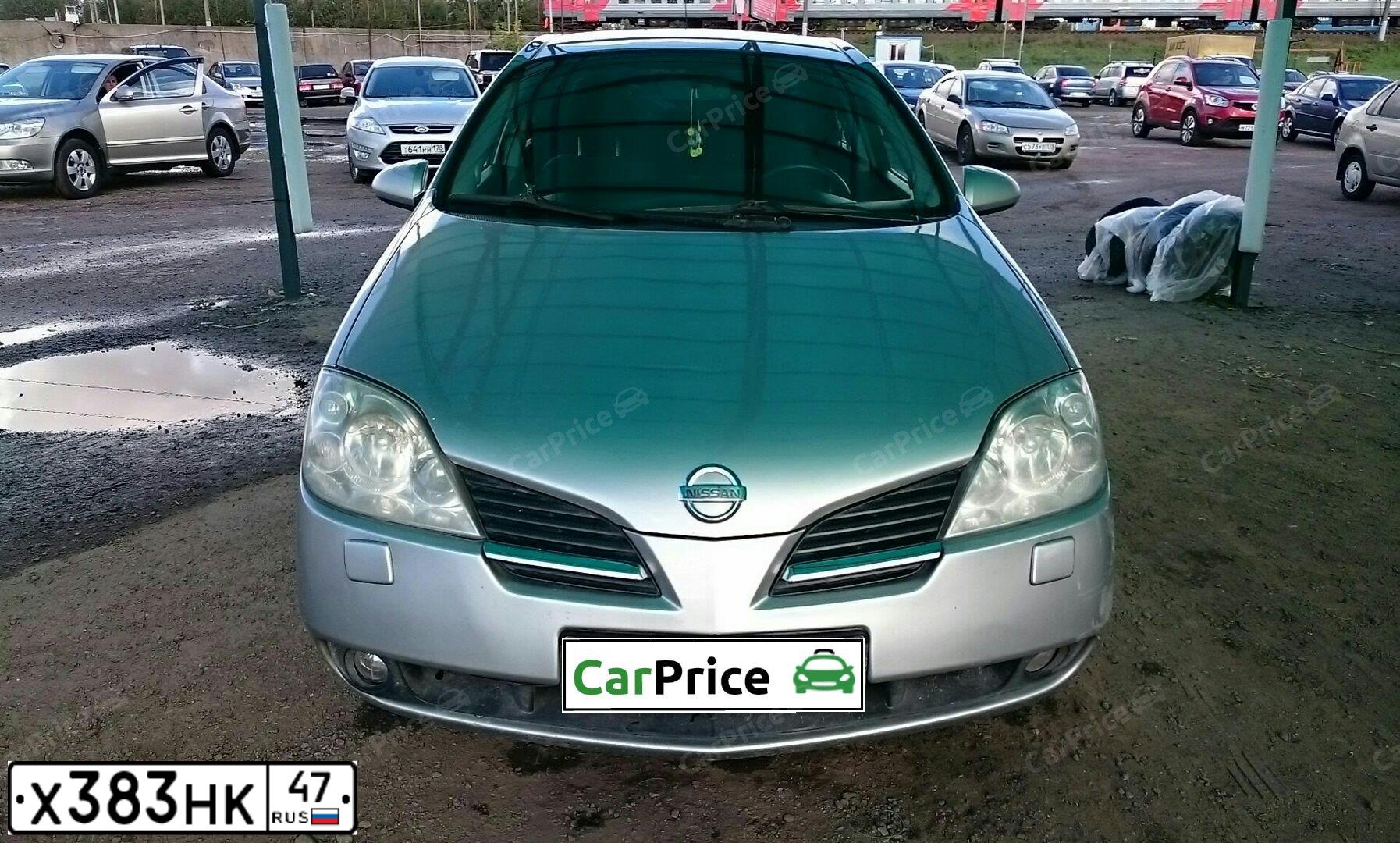 Фото автомобиля NISSAN PRIMERA, 2007 — госномер У314УК60. Цвет: Серебристый