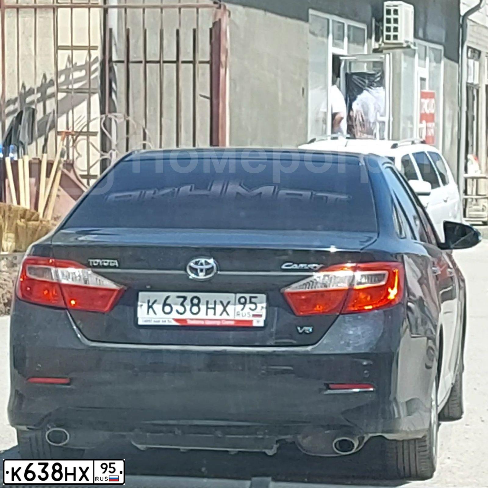 Фото автомобиля TOYOTA CAMRY, 2013 — госномер М117ММ161. Цвет: ЧЕРНЫЙ МЕТАЛЛИК