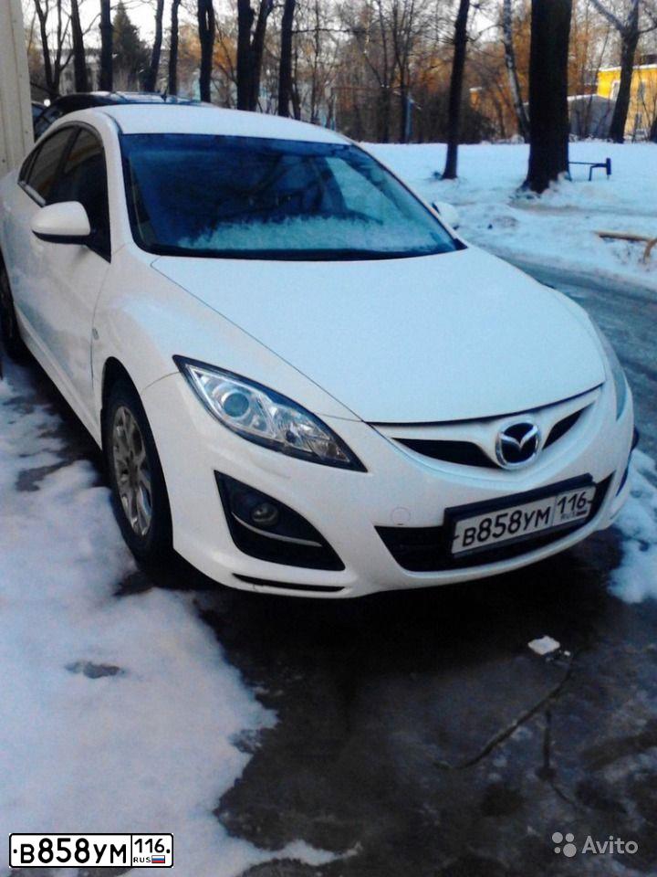 Фото автомобиля MAZDA 6, 2010 — госномер К558КС702. Цвет: Белый