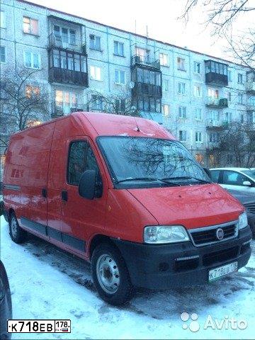 Фото автомобиля FIAT DUCATO, 2011 — госномер К718ЕВ178. Цвет: КРАСНЫЙ