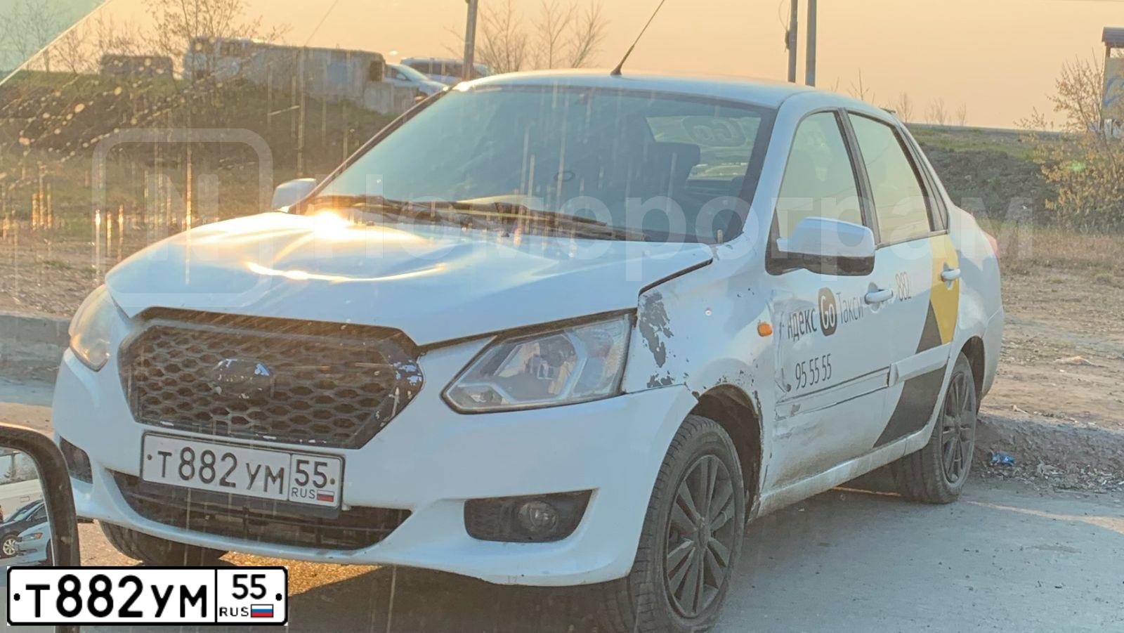 Фото автомобиля DATSUN ON-DO, 2017 — госномер Т882УМ55. Цвет: БЕЛЫЙ