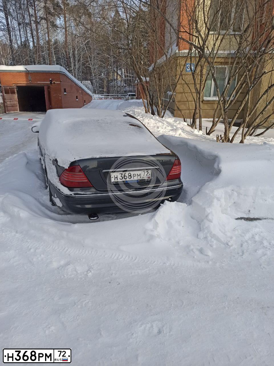 Фото автомобиля MERCEDES S-KLASSE, 2002 — госномер Е292ВУ199. Цвет: ЧЕРНЫЙ