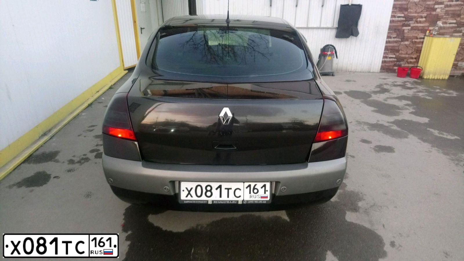 Фото автомобиля RENAULT MEGANE, 2008 — госномер В777УР47. Цвет: ЧЕРНЫЙ