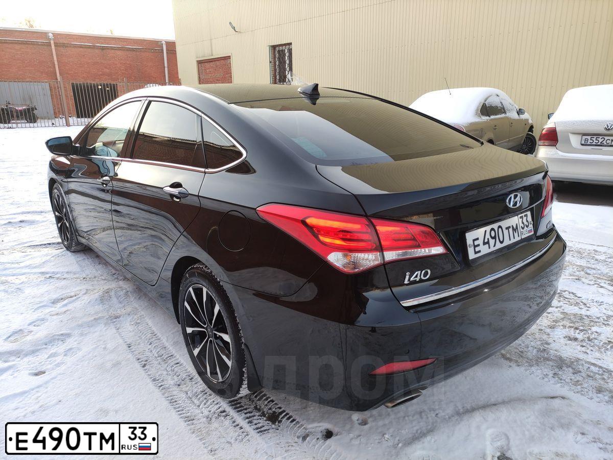 Фото автомобиля HYUNDAI I40, 2015 — госномер Х269ВА181. Цвет: ЧЕРНЫЙ
