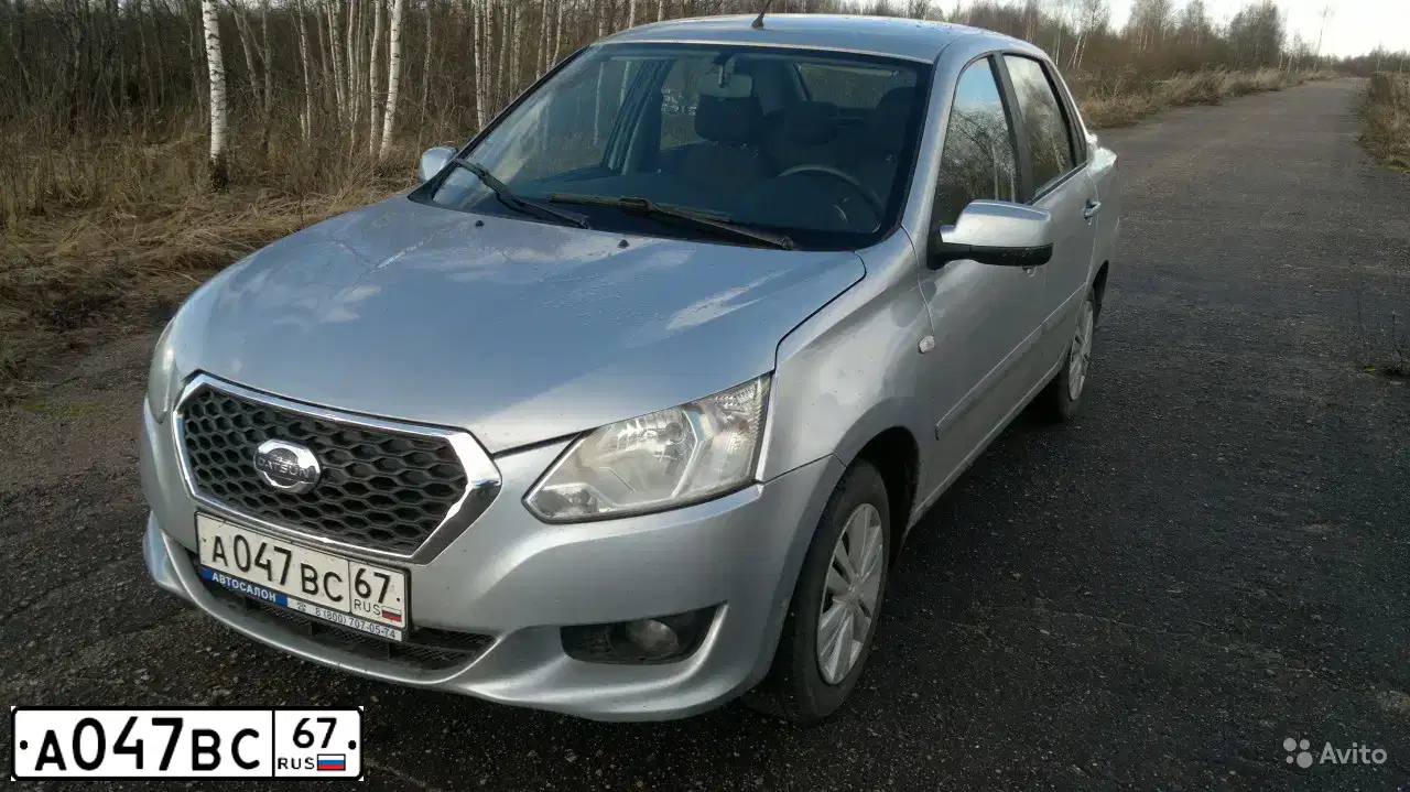 Фото автомобиля DATSUN ON-DO, 2014 — госномер М200НУ67. Цвет: СВЕТЛО-ГОЛУБОЙ