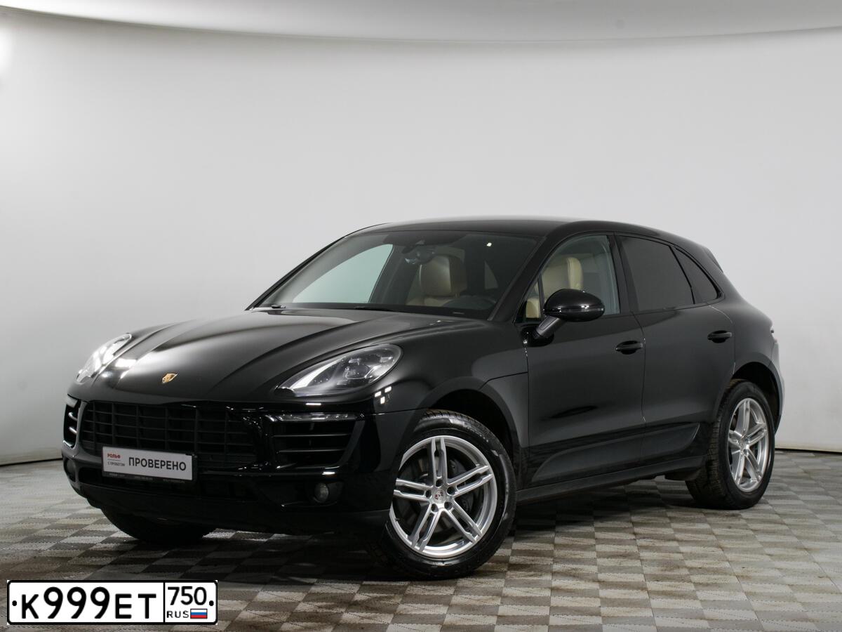 Фото автомобиля PORSCHE MACAN, 2016 — госномер С731СХ69. Цвет: ЧЕРНЫЙ