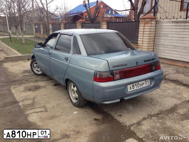 Фото автомобиля LADA 2110, 2002 — госномер А676ТН01. Цвет: СЕРЫЙ