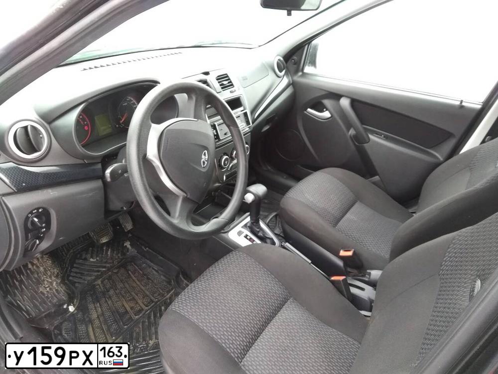 Фото автомобиля LADA 2192 KALINA, 2014 — госномер В327АК164. Цвет: Сине-Черный