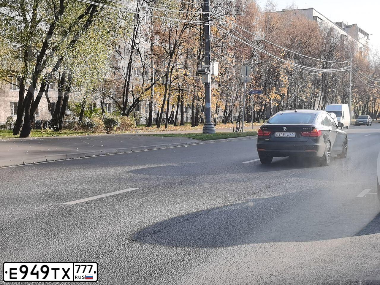 Фото автомобиля BMW SERIE 3 GT, 2016 — госномер М934РН193. Цвет: ЧЕРНЫЙ