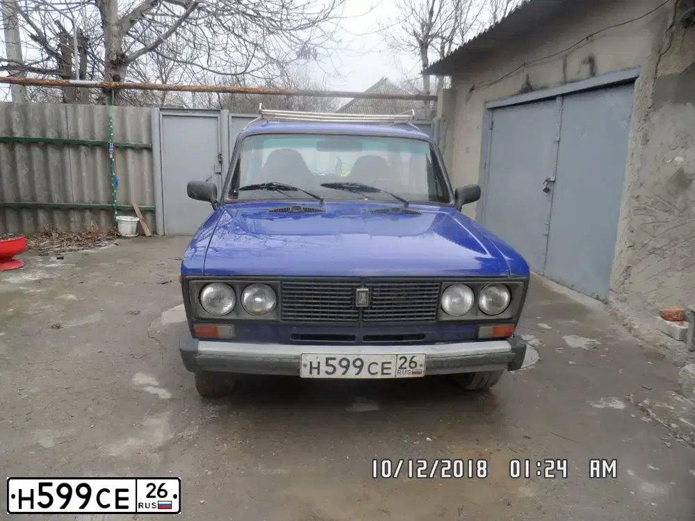 Фото автомобиля LADA 2106 LADA, 2000 — госномер Н599СЕ26. Цвет: ТЕМНО ГОЛУБОЙ