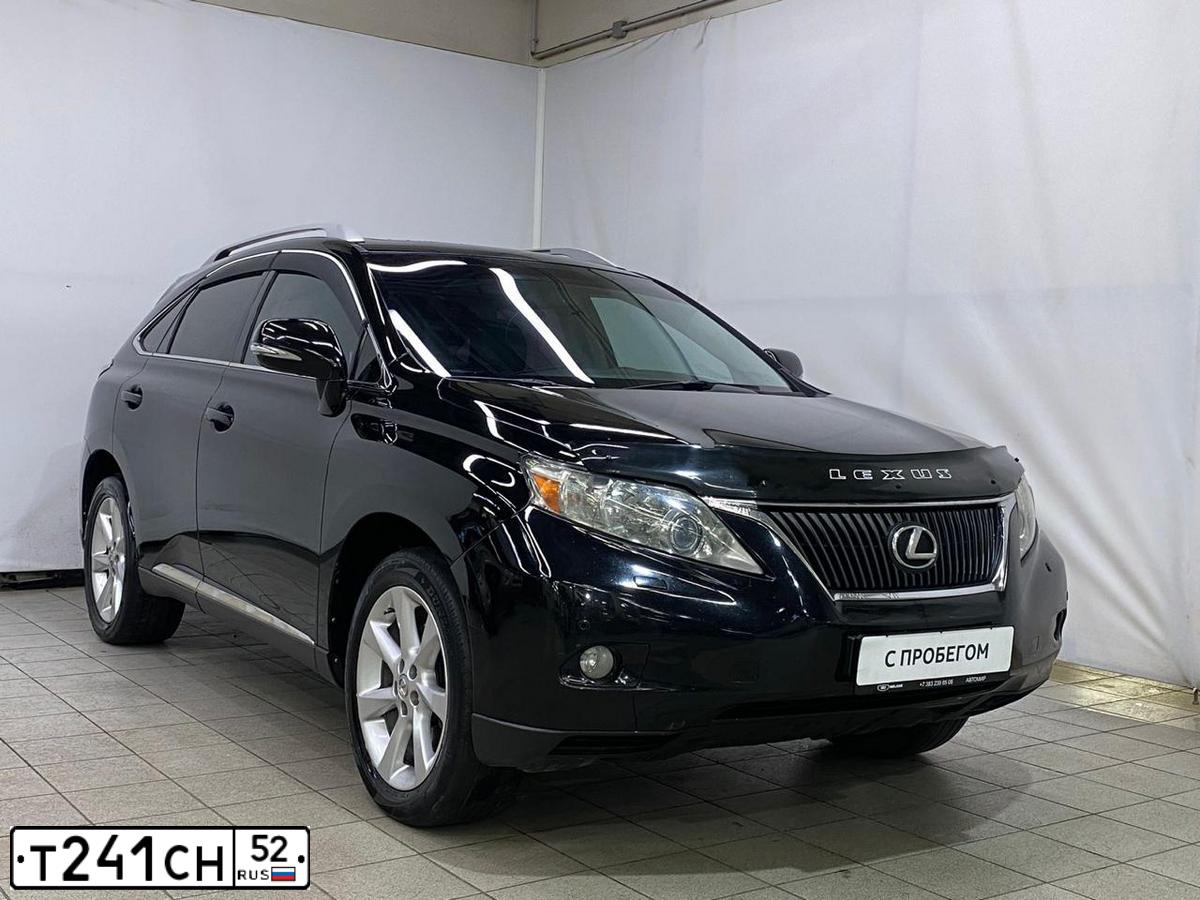 Фото автомобиля LEXUS RX, 2009 — госномер Х129МК03. Цвет: ЧЕРНЫЙ
