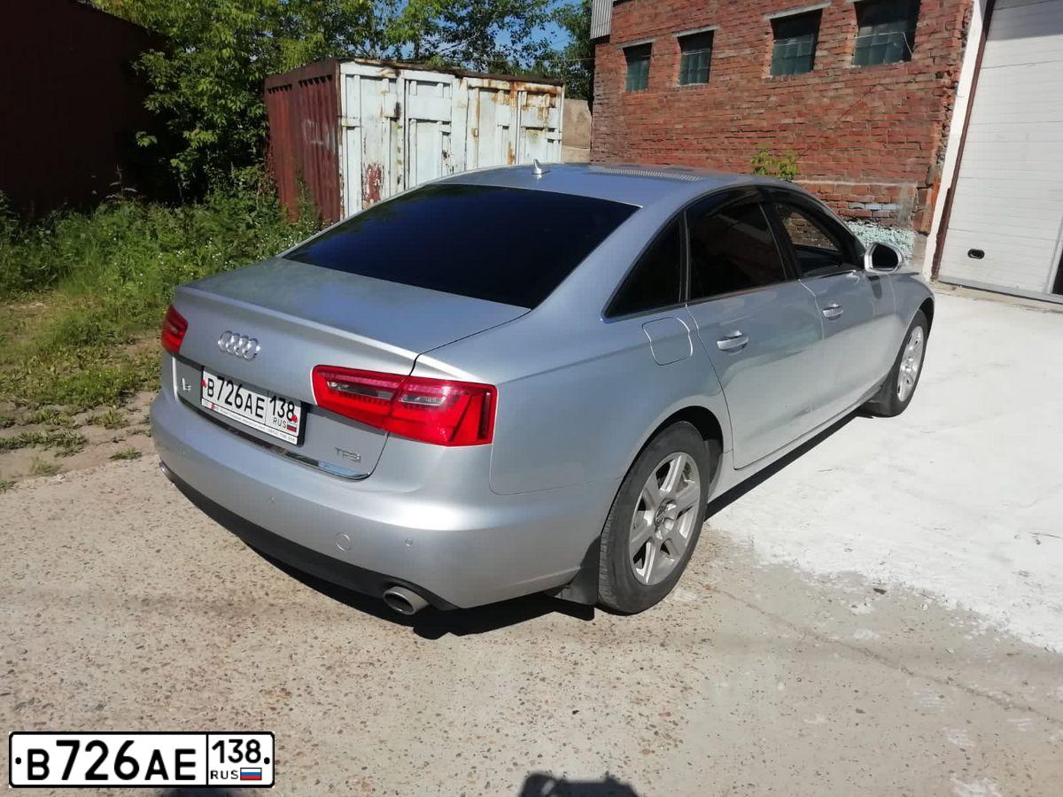 Фото автомобиля AUDI A6, 2012 — госномер Е388СВ186. Цвет: СЕРЕБРИСТЫЙ