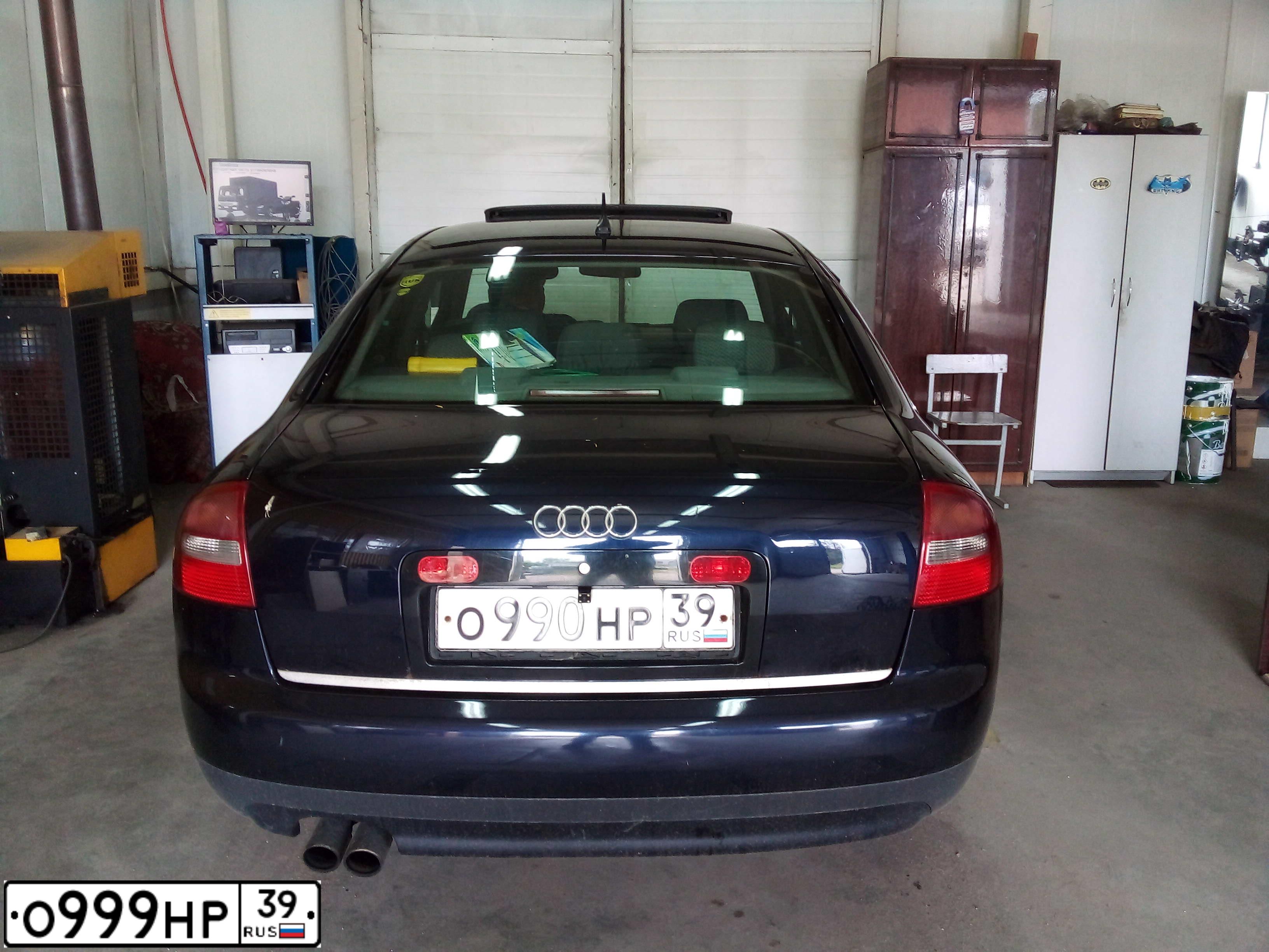 Фото автомобиля BMW X5, 2003 — госномер О999НР39. Цвет: Серебристый