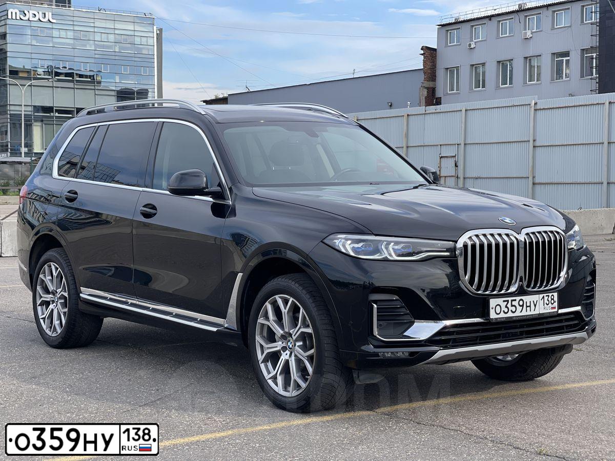 Фото автомобиля BMW X7, 2020 — госномер К204МХ797. Цвет: ЧЕРНЫЙ