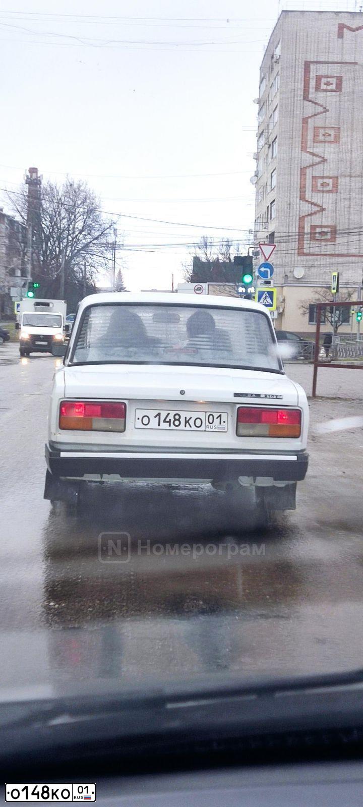 Фото автомобиля LADA 2107, 2010 — госномер А759АА37. Цвет: БЕЛЫЙ