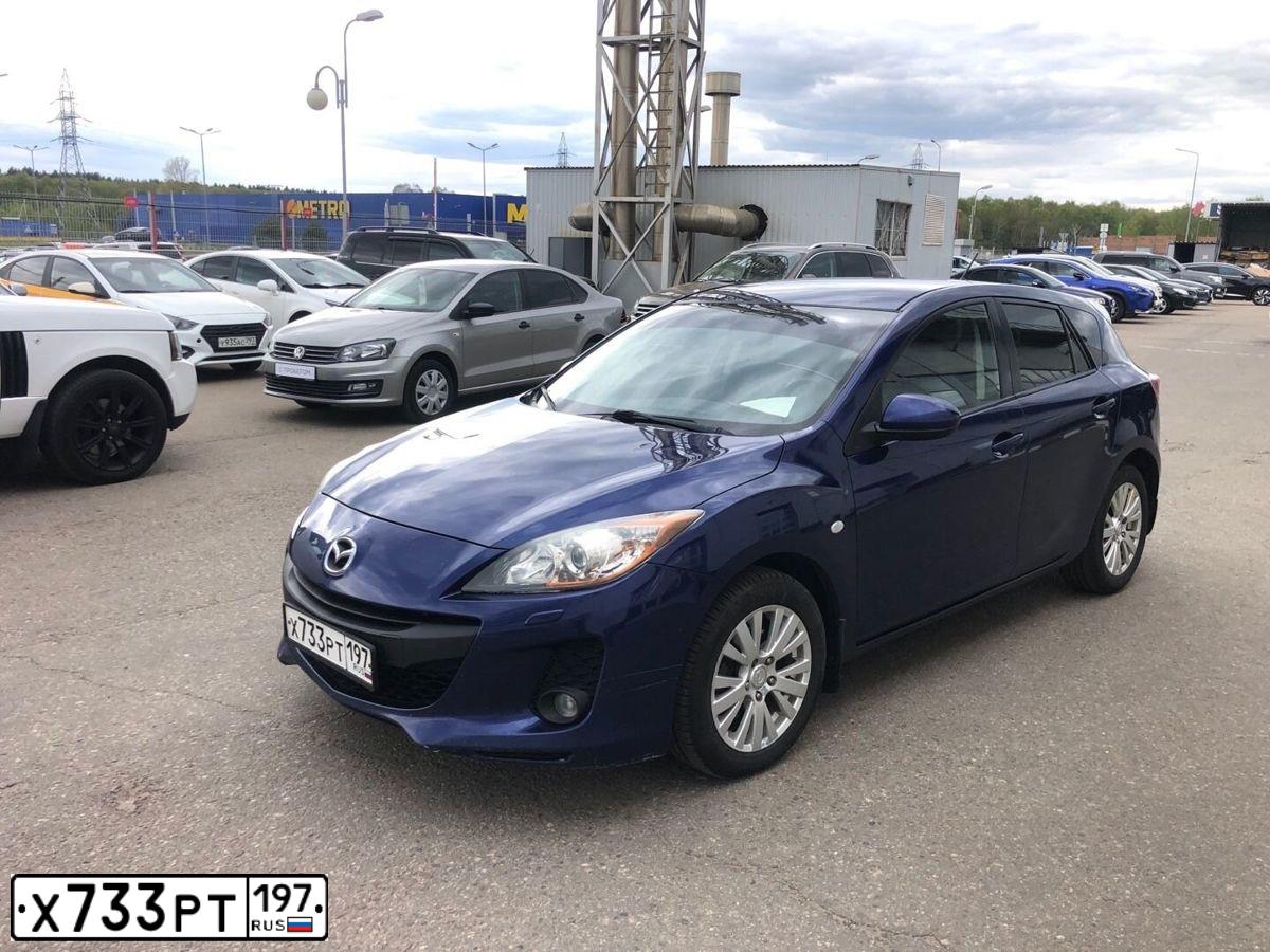 Фото автомобиля MAZDA 3, 2011 — госномер Р682КЕ159. Цвет: СИНИЙ