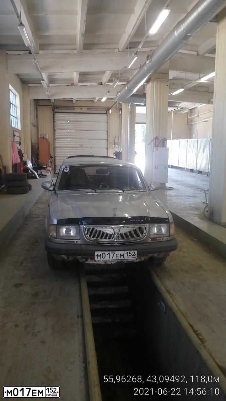 Фото автомобиля GAZ 3110, 2006 — госномер Н234ВР40. Цвет: СЕРЕБРИСТЫЙ