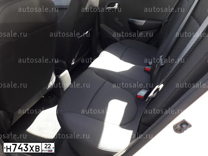 Фото автомобиля KIA RIO, 2017 — госномер А541МР122. Цвет: Белый