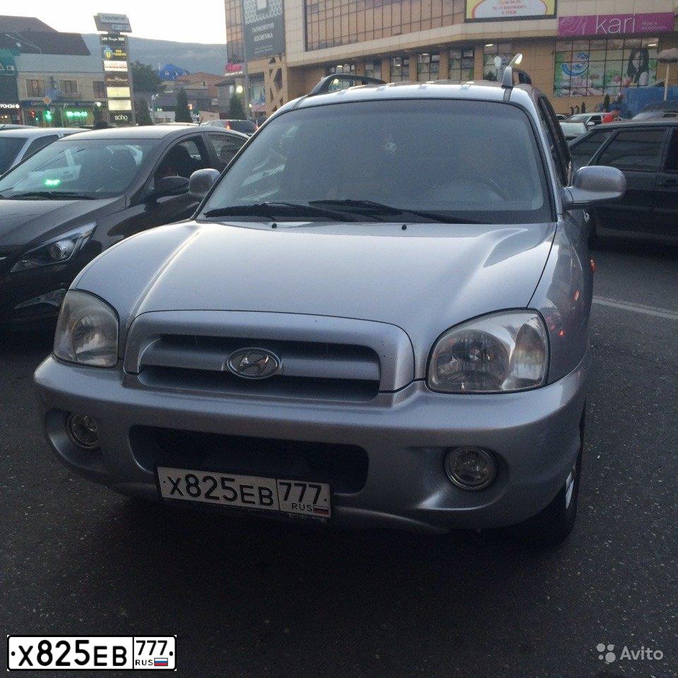 Фото автомобиля HYUNDAI SANTA FE, 2007 — госномер Х034АМ05
