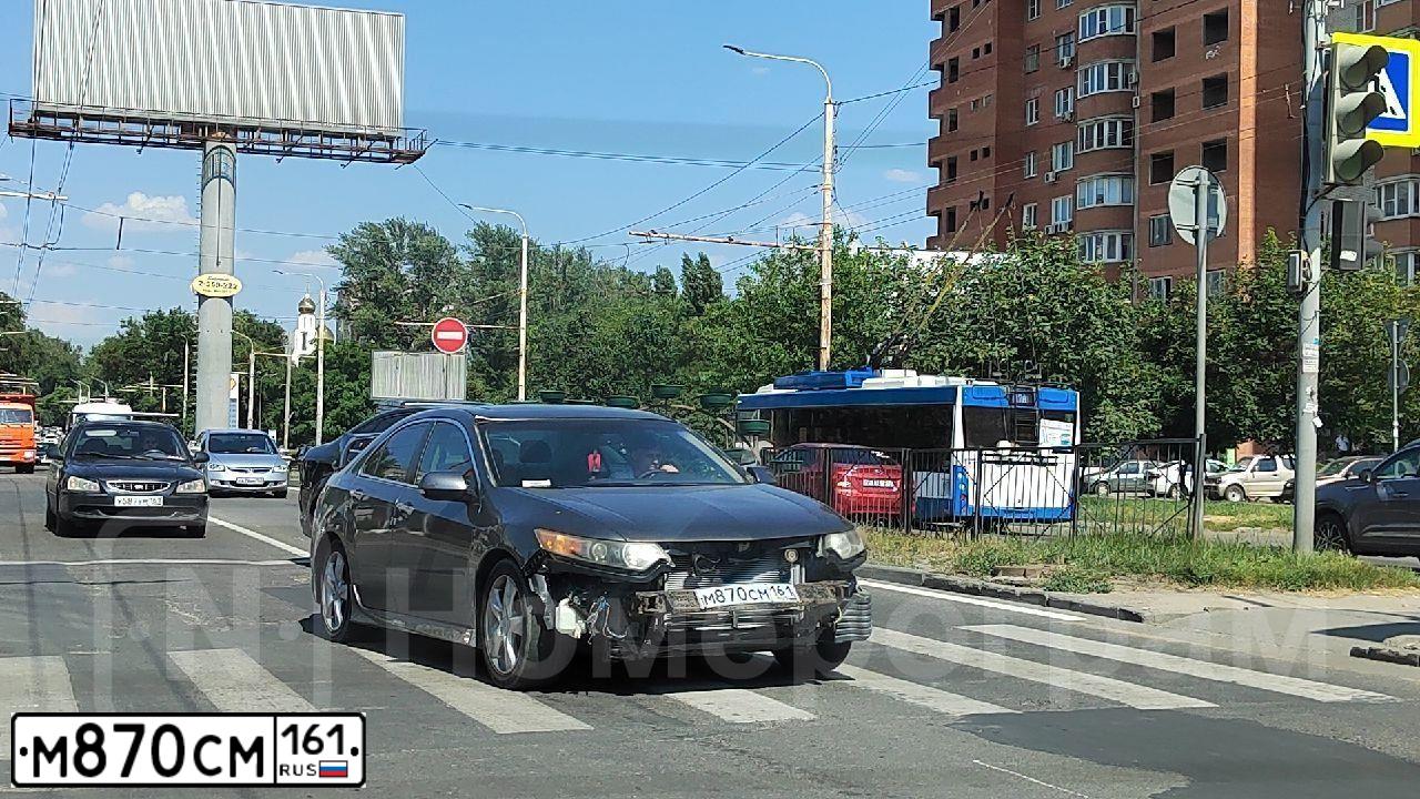 Фото автомобиля ХОНДА АККОРД, 2008 — госномер С704ВС180. Цвет: СЕРЫЙ