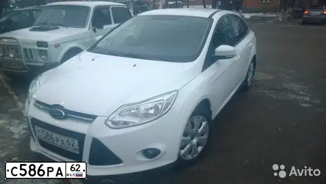 Фото автомобиля FORD D FOCUS, 2011 — госномер А907НК33. Цвет: БЕЛЫЙ
